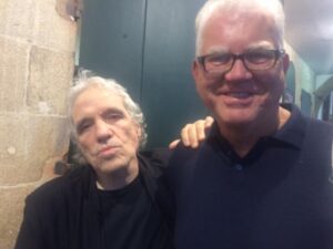 With Abel Ferrara at Curtocircuto Short Film Festival, Santiago de Compostella, Spain